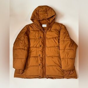 Amazon Essentials Heavyweight Golden Tan Puffer Jacket